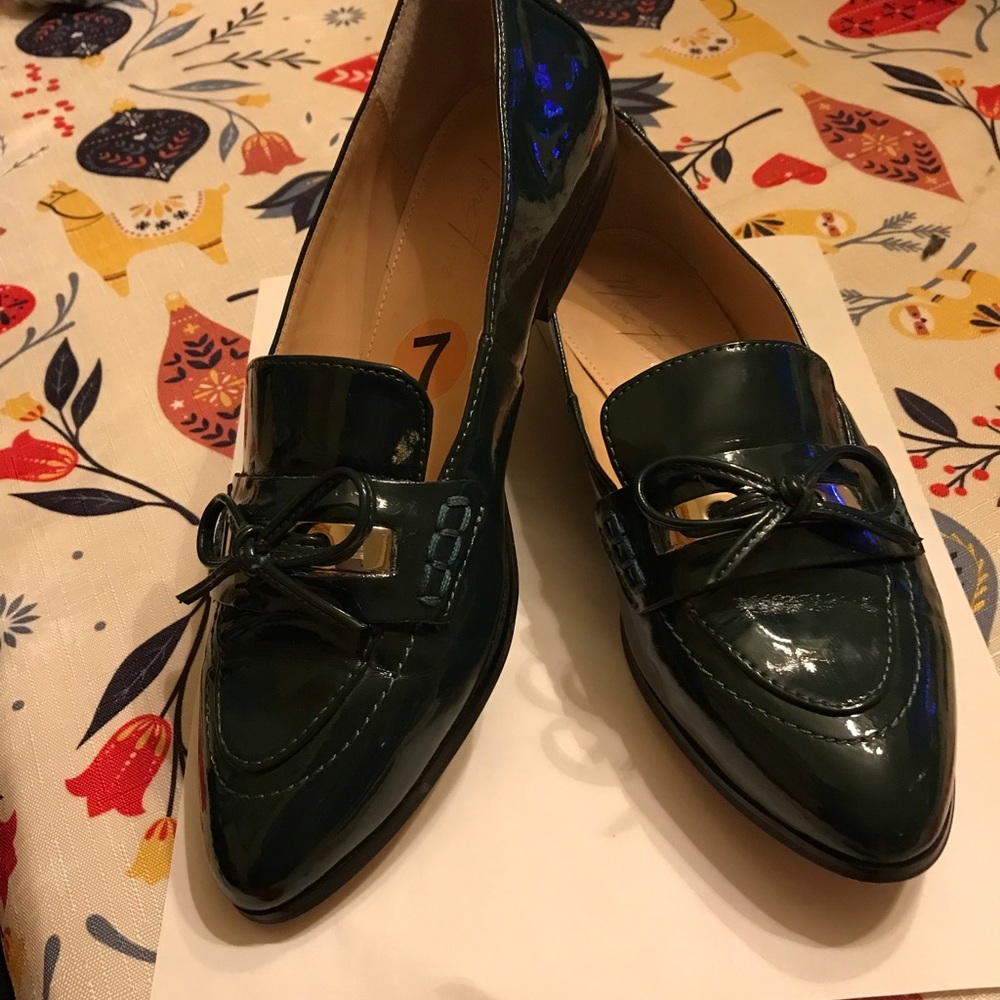New Marc Fisher leather moccasins size 7